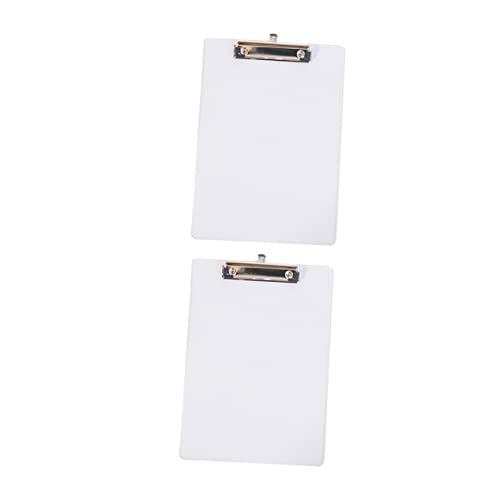 SOIMISS 2 STÜCK Schreibunterlagen für Schüler Transparente Klemmbretter für Büro und Schule Leicht und Tragbar für Notizen und Organisation von SOIMISS
