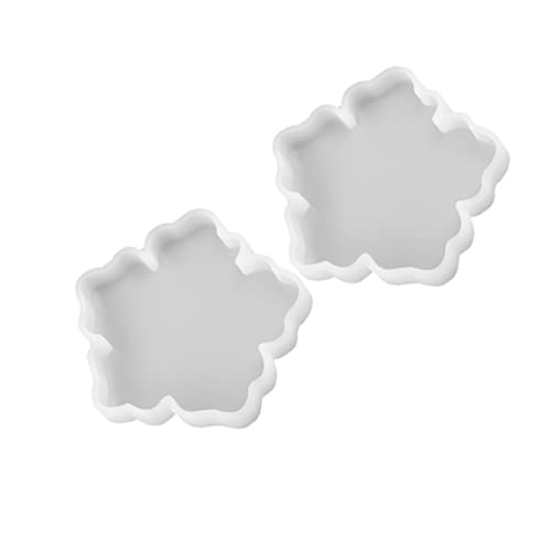 SOIMISS 2 STÜCK Silikon Gießformen für Kreative Blumenuntersetzer und Spiegeloberflächen DIY Epoxidharz Formen für Heim und Bastelprojekte Weiß S SOIMISS 2 STÜCK Silikon Gießformen für Kreative Blumenuntersetzer und Spiegeloberflächen DIY Epoxidharz Formen für Heim und Bastelprojekte Weiß S von SOIMISS
