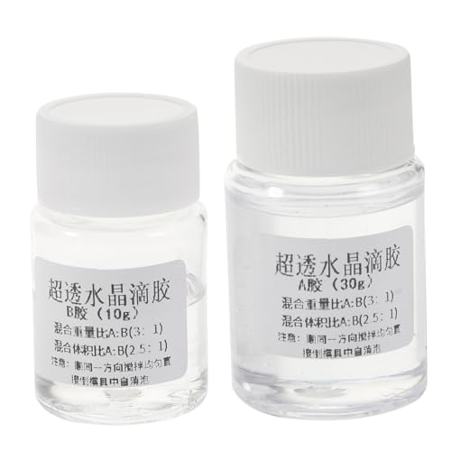 SOIMISS 2 Sätze Ab Epoxidharz Kleber Zweikomponenten Epoxy Resin Kleber für DIY Bastelarbeiten Künstler Geeignet und Gelbhemmend SOIMISS 2 Sätze Ab Epoxidharz Kleber Zweikomponenten Epoxy Resin Kleber für DIY Bastelarbeiten Künstler Geeignet und Gelbhemmend von SOIMISS