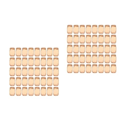 SOIMISS 2 Sätze Diy Holzscheiben Im Mason Handbemalte Dekorationen Für Kreative Bastelideen Malutensilien Für Schmuckherstellung Und 50 Stück * 2 von SOIMISS