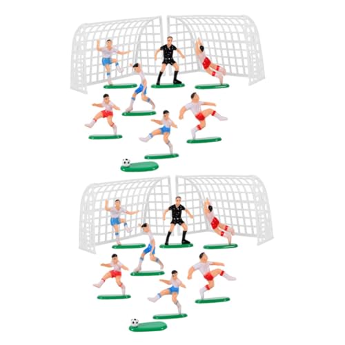 SOIMISS 2 Sätze Fußball Tortendeko Teilig Miniatur Fußballfeld Landschaft Deko mit und Spielern Wiederverwendbar für Kuchen Cupcakes Fußballfans SOIMISS 2 Sätze Fußball Tortendeko Teilig Miniatur Fußballfeld Landschaft Deko mit und Spielern Wiederverwendbar für Kuchen Cupcakes Fußballfans von SOIMISS