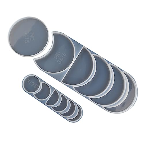 SOIMISS 2 Sätze Teiliges Silikon Ornament Gießform Flexible Transparente Mondfinsternis Bastelform DIY Tischdekorationen Kit für Handgemachte Themen Anhänger von SOIMISS