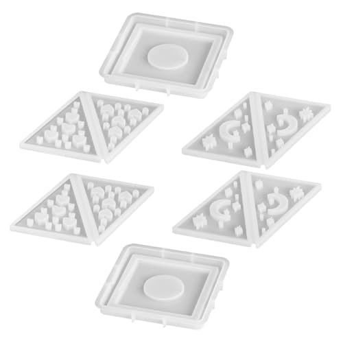 SOIMISS 2 Sets Silikon-pyramidenformen, Teelichthalter, Harzgussformen Für Heimwerker, Basteln, Tischdekorationen Für Den Esstisch, Hochzeitsdekorationen SOIMISS 2 Sets Silikon-pyramidenformen, Teelichthalter, Harzgussformen Für Heimwerker, Basteln, Tischdekorationen Für Den Esstisch, Hochzeitsdekorationen von SOIMISS