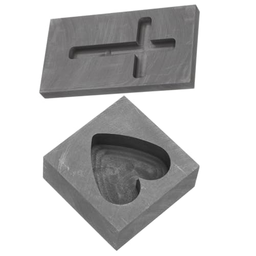 SOIMISS 2 Stck. Herzförmige Form Fondant Gussform Geformt Für Schmelzen Kreuzen Schmuckformen Schmelzformen Kleine Barrenform Formenbausatz Zur Schmuckherstellung Schwarz Graphit SOIMISS 2 Stck. Herzförmige Form Fondant Gussform Geformt Für Schmelzen Kreuzen Schmuckformen Schmelzformen Kleine Barrenform Formenbausatz Zur Schmuckherstellung Schwarz Graphit von SOIMISS