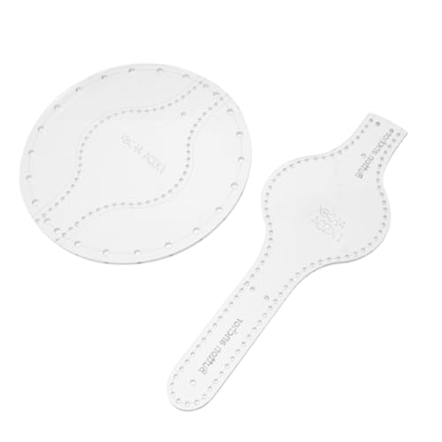 SOIMISS 2 Stück Acryl Vorlage für DIY Handtaschen Design Schablone für Präzises Schneiden und Kreative Bastelprojekte von SOIMISS