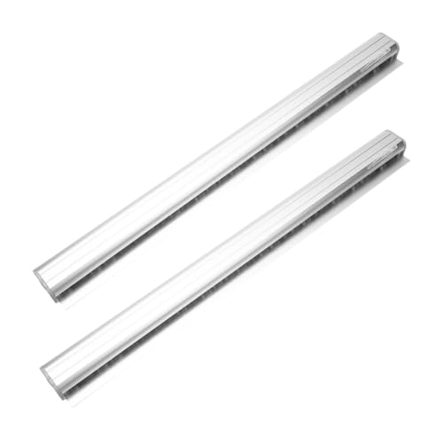 SOIMISS 2 Stück Aluminiumlegierung Bonhalter Nopunch Design Rutschfeste Ticketleiste für Restaurant Kücheneinsatz Food Truck Supplies Menühalter von SOIMISS
