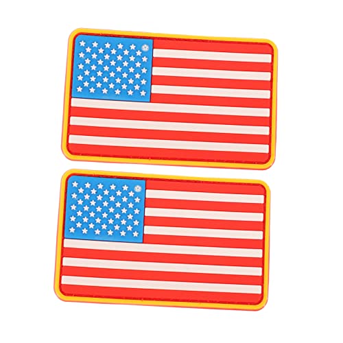 SOIMISS 2 Stück American Flag Patches Teiliges PVC Klettpatches mit Tropfenbeschichtung Dekorativ und Reparierend für Kleidung Rucksäcke Jeans DIY Aufnäher Zubehör SOIMISS 2 Stück American Flag Patches Teiliges PVC Klettpatches mit Tropfenbeschichtung Dekorativ und Reparierend für Kleidung Rucksäcke Jeans DIY Aufnäher Zubehör von SOIMISS