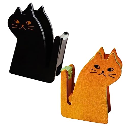 SOIMISS 2 Stück Bandhalter Die Bürodeskendekoration Dekorativ Klebebandspender Süß Klebeband-spender-schreibtisch Klebrig Halter Für Katzenband Weg Produkt Design Aus Holz SOIMISS 2 Stück Bandhalter Die Bürodeskendekoration Dekorativ Klebebandspender Süß Klebeband-spender-schreibtisch Klebrig Halter Für Katzenband Weg Produkt Design Aus Holz von SOIMISS