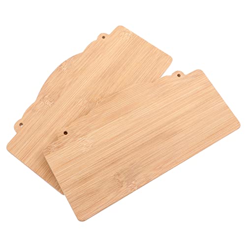 SOIMISS 2 Stück Blanko Geschäftstafel Blankes Hängeschild Großes Außenschild Blank Unlackiert Willkommensschild Haustürdekor Eingangswand Holztafeln Dekoration Dekorative von SOIMISS