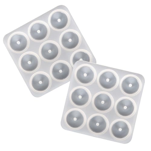 SOIMISS 2 Stück DIY Epoxidharz Silikonform Runde Anhängerform für Schmuckherstellung Einfache Handhabung Widerstandsfähig für Gefälschte Jade DIY Anhänger und Halsketten SOIMISS 2 Stück DIY Epoxidharz Silikonform Runde Anhängerform für Schmuckherstellung Einfache Handhabung Widerstandsfähig für Gefälschte Jade DIY Anhänger und Halsketten von SOIMISS