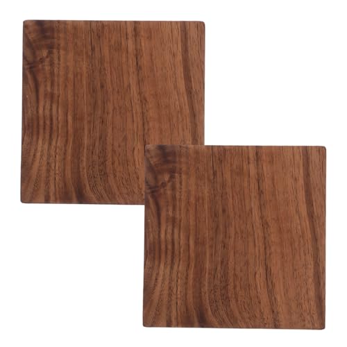 SOIMISS 2 Stück Diy Holzprojekte Unbehandelte Walnuss Holzplatten Vielseitige Holzblanks zum Schnitzen und Basteln für Kreative Anwendungen von SOIMISS