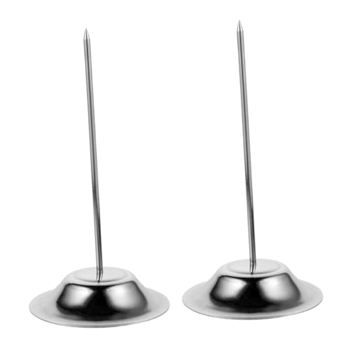 SOIMISS 2 Stück Edelstahl Zettelspießer mit Stabilem Trichterförmigem Sockel Vielseitiger Ticket und Bonhalter für Restaurant Küche und Büro Langlebiger Check Organizer für Einfache SOIMISS 2 Stück Edelstahl Zettelspießer mit Stabilem Trichterförmigem Sockel Vielseitiger Ticket und Bonhalter für Restaurant Küche und Büro Langlebiger Check Organizer für Einfache von SOIMISS