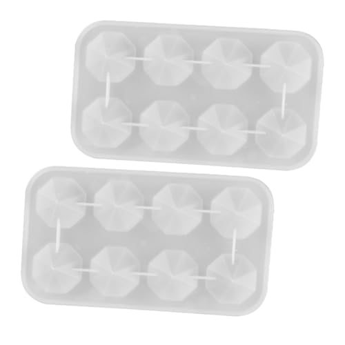 SOIMISS 2 Stück Facettierte Silikonformen für Resin Kunst Kristall Diamant Gießformen für Schmuckherstellung und DIY Dekoration aus Hitzebeständigem Transparentem Silikon SOIMISS 2 Stück Facettierte Silikonformen für Resin Kunst Kristall Diamant Gießformen für Schmuckherstellung und DIY Dekoration aus Hitzebeständigem Transparentem Silikon von SOIMISS