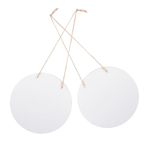 SOIMISS 2 Stück Hängendes Blanko Holzschild für Diy Bastelprojekte mit Aufhängeseil für Gestaltung und Dekoration Personalisiert Gestaltbar SOIMISS 2 Stück Hängendes Blanko Holzschild für Diy Bastelprojekte mit Aufhängeseil für Gestaltung und Dekoration Personalisiert Gestaltbar von SOIMISS