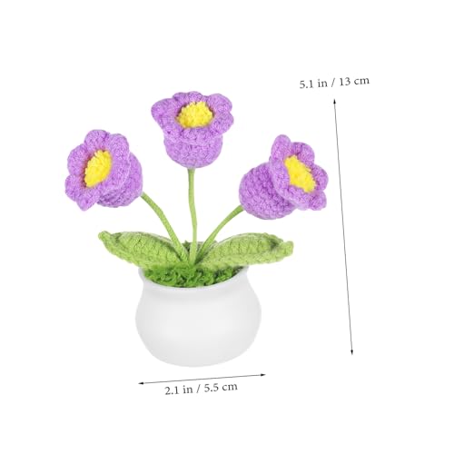 SOIMISS 2 Stück Handgefertigte Häkelblumen Blüten Ornamente aus Strapazierfähigem Garn Langlebige Verblassungsresistente Deko für Auto Armaturenbrett und Schreibtisch Natürliche SOIMISS 2 Stück Handgefertigte Häkelblumen Blüten Ornamente aus Strapazierfähigem Garn Langlebige Verblassungsresistente Deko für Auto Armaturenbrett und Schreibtisch Natürliche von SOIMISS
