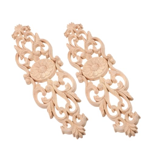 SOIMISS 2 Stück Holzapplikationen mit Geschnitzten Ornamenten Unbemalt Klassische Muster Holzdekor für Möbel Türen Wände DIY Wand und Möbeldesign Vintage Stil SOIMISS 2 Stück Holzapplikationen mit Geschnitzten Ornamenten Unbemalt Klassische Muster Holzdekor für Möbel Türen Wände DIY Wand und Möbeldesign Vintage Stil von SOIMISS