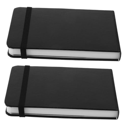 SOIMISS 2 Stück Kleines Reise Wasserfarben Skizzenbuch Mittlere Tragbares Aquarell Notizbuch für Outdoor Malerei Vielseitig für Wasserfarben Stift Buntstifte von SOIMISS