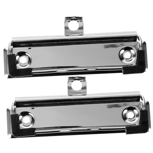 SOIMISS 2 Stück Metall Klemmbrett Clips Starke Büroklammern mit Federkraft für Dokumentenorganisation Vielseitig Verwendbar Robust und Rostfrei für Büro Schule Zuhause SOIMISS 2 Stück Metall Klemmbrett Clips Starke Büroklammern mit Federkraft für Dokumentenorganisation Vielseitig Verwendbar Robust und Rostfrei für Büro Schule Zuhause von SOIMISS