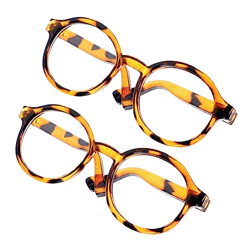 SOIMISS 2 Stück Mini-Brille Mini Brille Für Puppen Schwarze Puppenbrille Auge Klein Rahmen Glänzend Blau Retro Gläser Stilvolle Brillenrequisiten Puppenbrille Plastik SOIMISS 2 Stück Mini-Brille Mini Brille Für Puppen Schwarze Puppenbrille Auge Klein Rahmen Glänzend Blau Retro Gläser Stilvolle Brillenrequisiten Puppenbrille Plastik von SOIMISS