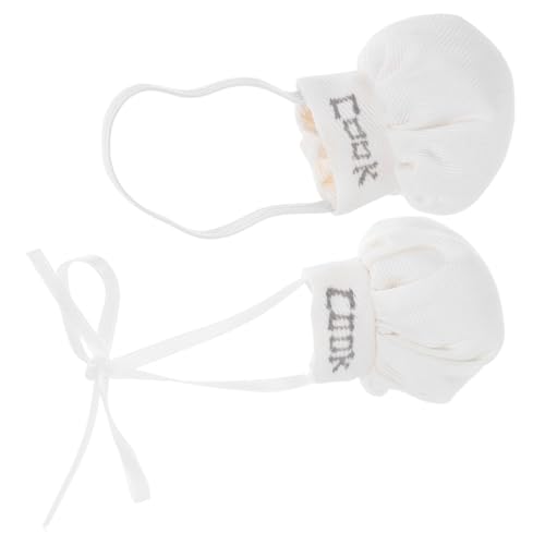SOIMISS 2 Stück Mini Chefmützen für Puppen Kleine Kochmützen Weiche Dekorative Puppenhüte für Plüschtiere Puppenhaus-zubehör Küchen Bäckerszene von SOIMISS