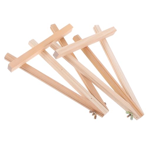 SOIMISS 2 Stück Mini Easel Massivem Holz Stabiler Dreieckshalter für Kalender und Bilder Leichtgelb für Kunst und Fotopräsentationen SOIMISS 2 Stück Mini Easel Massivem Holz Stabiler Dreieckshalter für Kalender und Bilder Leichtgelb für Kunst und Fotopräsentationen von SOIMISS