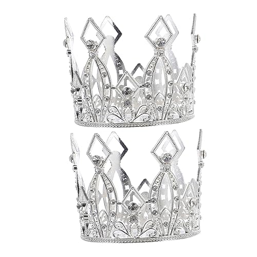 SOIMISS 2 Stück Mini Kronen Tortenaufsatz Silber Dekorative Tortendeko für Geburtstag Taufe Party Backfestes Dessert Cake Ornament Festliche Kuchenverzierung SOIMISS 2 Stück Mini Kronen Tortenaufsatz Silber Dekorative Tortendeko für Geburtstag Taufe Party Backfestes Dessert Cake Ornament Festliche Kuchenverzierung von SOIMISS
