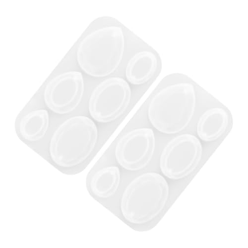SOIMISS 2 Stück Ovaler Anhänger Gießform für Schmuck Diy Bastelbedarf für Ohrringe Schlüsselanhänger und Halskette Epoxidharz SOIMISS 2 Stück Ovaler Anhänger Gießform für Schmuck Diy Bastelbedarf für Ohrringe Schlüsselanhänger und Halskette Epoxidharz von SOIMISS