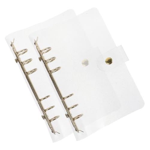 SOIMISS 2 Stück PVC Ringbuch Hülle Transparent Gold Glitzer Aktivitäten Organizer Dokumentenmappe Flexibel für Büro und Zuhause SOIMISS 2 Stück PVC Ringbuch Hülle Transparent Gold Glitzer Aktivitäten Organizer Dokumentenmappe Flexibel für Büro und Zuhause von SOIMISS