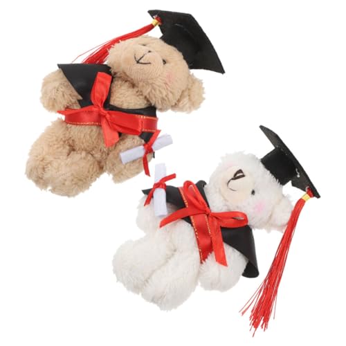 SOIMISS 2 Stück Plüschbär Abschluss Kuscheltier mit Doktorhut und Gewand Weiches Partygeschenk für Abschlussfeier Niedliches Andenken für Absolventen und Geburtstagsfeier SOIMISS 2 Stück Plüschbär Abschluss Kuscheltier mit Doktorhut und Gewand Weiches Partygeschenk für Abschlussfeier Niedliches Andenken für Absolventen und Geburtstagsfeier von SOIMISS