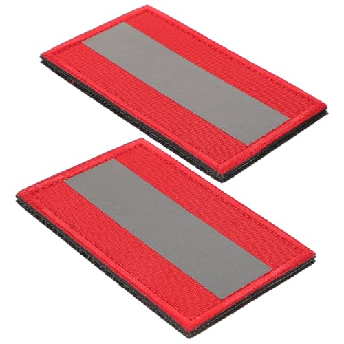 SOIMISS 2 Stück Reflektierende Sicherheitsaufnäher Selbstklebend Reflektor Patch für Kleidung Rucksäcke Jacken Nacht Reflektierendes Armband Dekoration Reparatur SOIMISS 2 Stück Reflektierende Sicherheitsaufnäher Selbstklebend Reflektor Patch für Kleidung Rucksäcke Jacken Nacht Reflektierendes Armband Dekoration Reparatur von SOIMISS