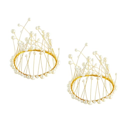 SOIMISS 2 Stück Schöner Perlenkrone Cake Topper Elegante Tortendekoration für Feiern Hochzeiten und Partys Wiederverwendbar aus Hochwertigen Materialien Gefertigt SOIMISS 2 Stück Schöner Perlenkrone Cake Topper Elegante Tortendekoration für Feiern Hochzeiten und Partys Wiederverwendbar aus Hochwertigen Materialien Gefertigt von SOIMISS