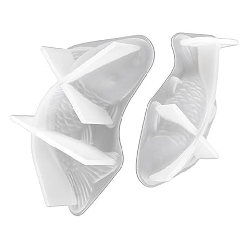 SOIMISS 2 Stück Silikonform für DIY Fische Kerzenform für Duftkerzen Multifunktionale Gießform für Handwerk Geeignet für Kristallharz und Fondant Leicht und Tragbar von SOIMISS