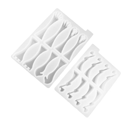 SOIMISS 2 Stück Silikonformen für Schachfiguren Diy Gießform für Schachstücke Epoxidharz Flexible und Wiederverwendbare Moulds für Bastelprojekte und Persönliche Designs von SOIMISS