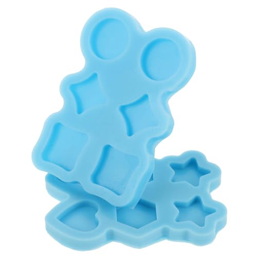 SOIMISS 2 Stück Silikonformen für Schmuckherstellung Stern Herz Rund Epoxidharz Gießformen für Ohrringe DIY Basteln Einfaches Entformen Vielseitige Designs SOIMISS 2 Stück Silikonformen für Schmuckherstellung Stern Herz Rund Epoxidharz Gießformen für Ohrringe DIY Basteln Einfaches Entformen Vielseitige Designs von SOIMISS