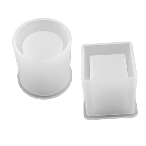 SOIMISS 2 Stück Silikonformen für Stiftehalter und Blumentöpfe Diy Gießformen für Dekorative Pflanzer und Kunstprojekte Wiederverwendbare Flexible Silikonformen für Resin und von SOIMISS