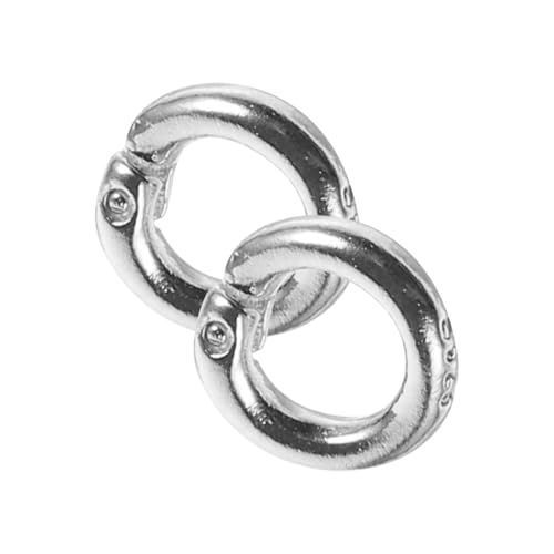 SOIMISS 2 Stück Sterling Silber Biegeringe Kleine Offene Ringe für Armbänder und Langlebige Verbindungselemente für DIY Schmuckherstellung und Handarbeiten SOIMISS 2 Stück Sterling Silber Biegeringe Kleine Offene Ringe für Armbänder und Langlebige Verbindungselemente für DIY Schmuckherstellung und Handarbeiten von SOIMISS