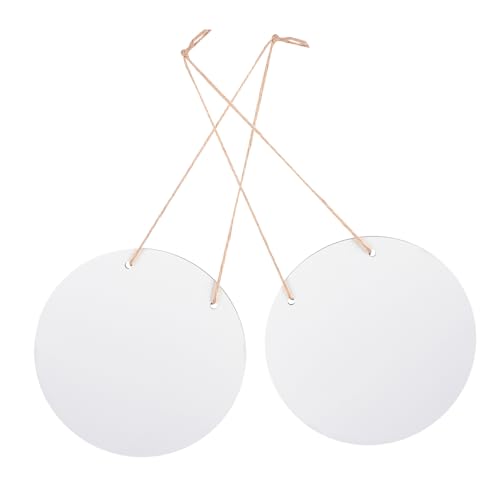 SOIMISS 2 Stück Sublimation Holzschild Blanko zum Aufhängen Diy Kreativdeko für Zuhause Geschäfte Restaurants und Mehr Personalisierbare Holzplatten für Designs von SOIMISS