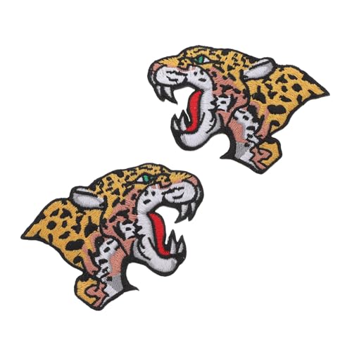 SOIMISS 2 Stück Teiliges Cheetah Stickerei Aufnäher zum Aufbügeln Dekorative Tier Applikationen für Kleidung Taschen Hüte Symmetrische Brüllende Gepardenmotiv Patches SOIMISS 2 Stück Teiliges Cheetah Stickerei Aufnäher zum Aufbügeln Dekorative Tier Applikationen für Kleidung Taschen Hüte Symmetrische Brüllende Gepardenmotiv Patches von SOIMISS