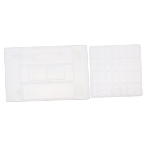 SOIMISS 2 Stück Teiliges DIY Silikon Domino Box Gießform Set Handgemachte Aufbewahrungsbox Halter Form Glatte Oberfläche Leicht zu Reinigen Entformen für Anfänger und Profis von SOIMISS