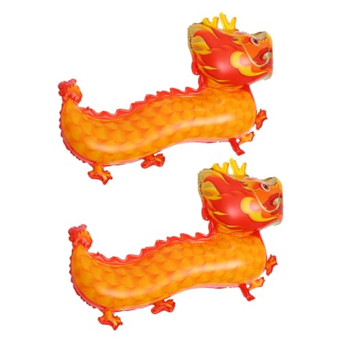 SOIMISS 2 Stück Teiliges Drachen Luftballon für Chinesisches Neujahr Langlebige Partydekoration Leicht Aufzuhängen Geeignet für Wand Fenster für Frühlingsfest und Lunar Year Feier von SOIMISS