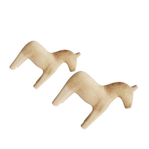 SOIMISS 2 Stück Teiliges Holzpferde Deko Naturbelassen Glatte Kanten Vielseitig als DIY und Dekorative Figur Sicher und Langlebig als Geburtstagsdeko und SOIMISS 2 Stück Teiliges Holzpferde Deko Naturbelassen Glatte Kanten Vielseitig als DIY und Dekorative Figur Sicher und Langlebig als Geburtstagsdeko und von SOIMISS
