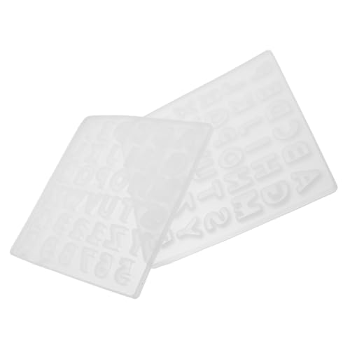 SOIMISS 2 Stück Teiliges Silikon Alphabet Zahlen Formen Flexible Antihaftbeschichtete DIY Schmuck Gießform für Epoxidharz Buchstaben und Zahlen Glatte Oberfläche Einfache Reinigung SOIMISS 2 Stück Teiliges Silikon Alphabet Zahlen Formen Flexible Antihaftbeschichtete DIY Schmuck Gießform für Epoxidharz Buchstaben und Zahlen Glatte Oberfläche Einfache Reinigung von SOIMISS