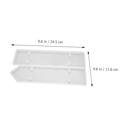 SOIMISS 2 Stück Teiliges Silikon Gießform für DIY Türschild mit Langlebigem Sicherem Material für Kreative Epoxidharz Türanhänger Dekoration und Namensschilder SOIMISS 2 Stück Teiliges Silikon Gießform für DIY Türschild mit Langlebigem Sicherem Material für Kreative Epoxidharz Türanhänger Dekoration und Namensschilder von SOIMISS