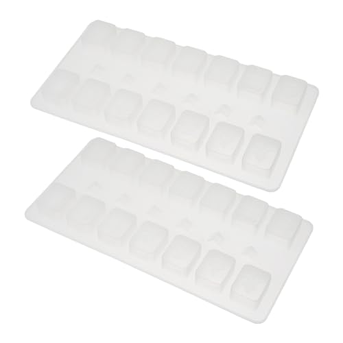 SOIMISS 2 Stück Teiliges Silikon mahjong gießform für Epoxidharz DIY Handwerk Reißfest Langlebig Leicht zu Entformen für Kreative Bastelarbeiten und Schmuckherstellung Zufällige Farbe von SOIMISS