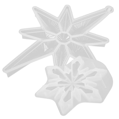 SOIMISS 2 Stück Teiliges Silikonform Schneeflocke DIY Epoxidharz Gießform Weihnachtsdeko Flexible Ungiftige Silikonform für Handgemachte Schneeflocken Ornamente Einfache Anwendung für SOIMISS 2 Stück Teiliges Silikonform Schneeflocke DIY Epoxidharz Gießform Weihnachtsdeko Flexible Ungiftige Silikonform für Handgemachte Schneeflocken Ornamente Einfache Anwendung für von SOIMISS