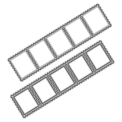 SOIMISS 2 Stück Teiliges Stanzformen Stempel Motiv aus Metallcarbonstahl DIY Schneidemesser für Kartengestaltung und Scrapbooking Robuste Prägeschablonen für Kreative Bastelprojekte von SOIMISS