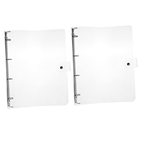 SOIMISS 2 Stück Teiliges Transparentes Binder Notebook Cover Wiederbefüllbare Schutzhülle mit Löchern Leicht Rutschfest Schmutzabweisend für Büro Schule und Journal Organizer SOIMISS 2 Stück Teiliges Transparentes Binder Notebook Cover Wiederbefüllbare Schutzhülle mit Löchern Leicht Rutschfest Schmutzabweisend für Büro Schule und Journal Organizer von SOIMISS