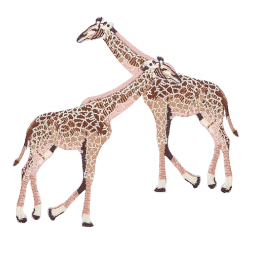 SOIMISS 2 Stück Tierischer Stickpatch Giraffe Bügel Nähpatch für Kleidung Shirts Kissen DIY Projekte Hochwertiger Langlebiger Stoff Hautfreundlich Sicher SOIMISS 2 Stück Tierischer Stickpatch Giraffe Bügel Nähpatch für Kleidung Shirts Kissen DIY Projekte Hochwertiger Langlebiger Stoff Hautfreundlich Sicher von SOIMISS
