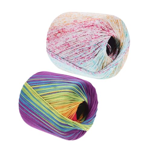 SOIMISS 2 Stück Vibrantes Baumwollgarn zum Häkeln Farbecht Robustes Weiches DIY Garn für Schals Mützen Babydecken Vielseitig Einsetzbar Einfach zu Verarbeiten für Handstickerei und SOIMISS 2 Stück Vibrantes Baumwollgarn zum Häkeln Farbecht Robustes Weiches DIY Garn für Schals Mützen Babydecken Vielseitig Einsetzbar Einfach zu Verarbeiten für Handstickerei und von SOIMISS