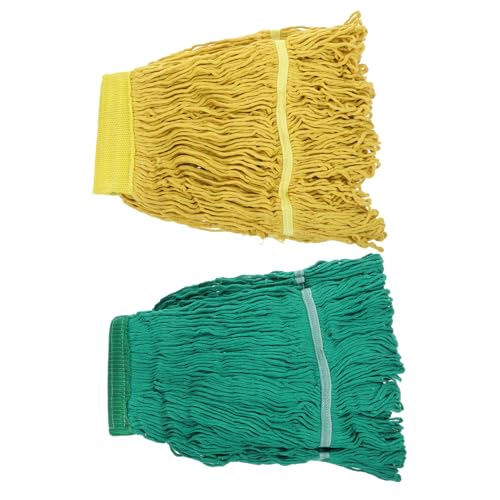 SOIMISS 2 Stück Waschbare Mop Ersatzköpfe aus Saugfähigem Baumwollgarn Langlebiger Wischmopp Aufsatz für Fliesen Marmor und Vielseitige Bodenreinigung Schnell Trocknend Wiederverwendbar SOIMISS 2 Stück Waschbare Mop Ersatzköpfe aus Saugfähigem Baumwollgarn Langlebiger Wischmopp Aufsatz für Fliesen Marmor und Vielseitige Bodenreinigung Schnell Trocknend Wiederverwendbar von SOIMISS